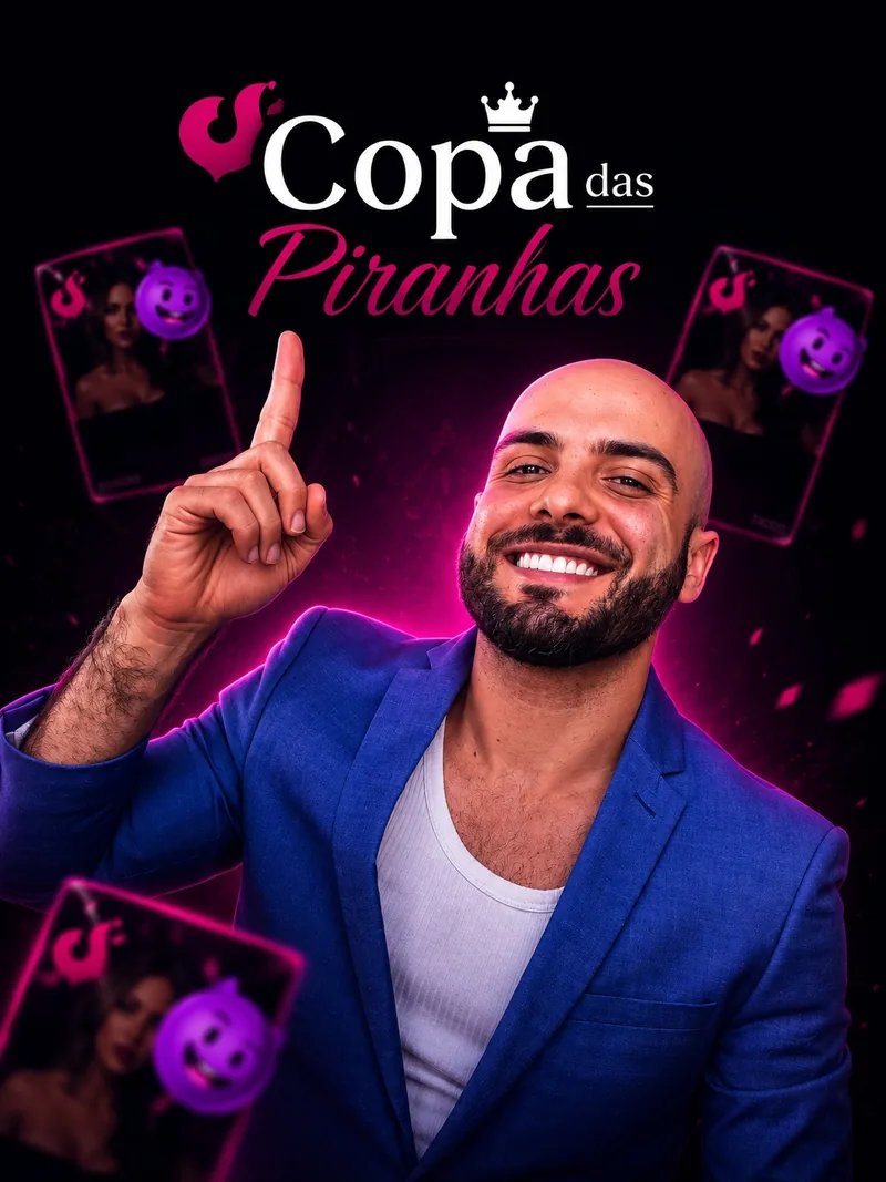 Copa das Piranhas — mockup do app